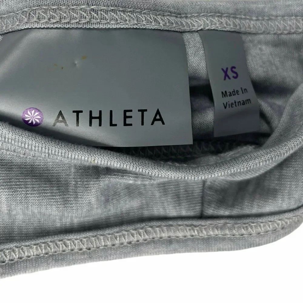 ATHLETA Essence Open Back Tank Gray - Picture 5 of 8
